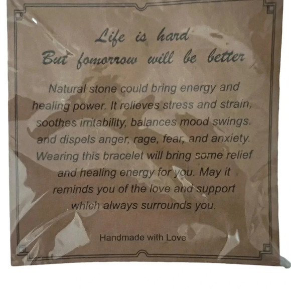 Handmade Natural‎ Healing Comfort Energy Bracelet - Picture 3 of 4